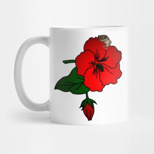 Puerto Rican Coqui Maga Flower Mug